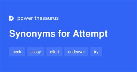 synonyms for attempt|More.